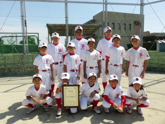 垂水ファイターズ小学部小中学生硬式野球大会第3位‼