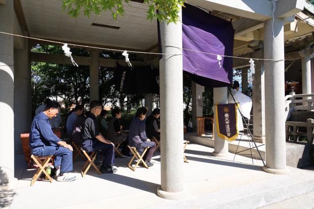 垂水市遺族会が護国神社で戦没者慰霊祭開催