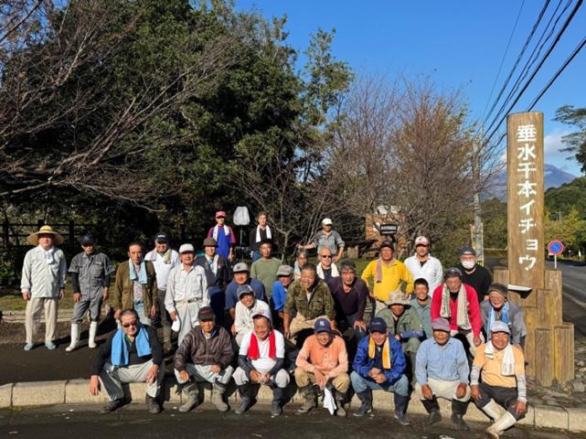 垂水千本イチョウ水之上地区有志ボランティア活動