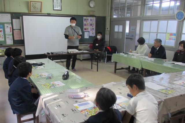 松ケ崎小学校で認知症サポーター養成講座