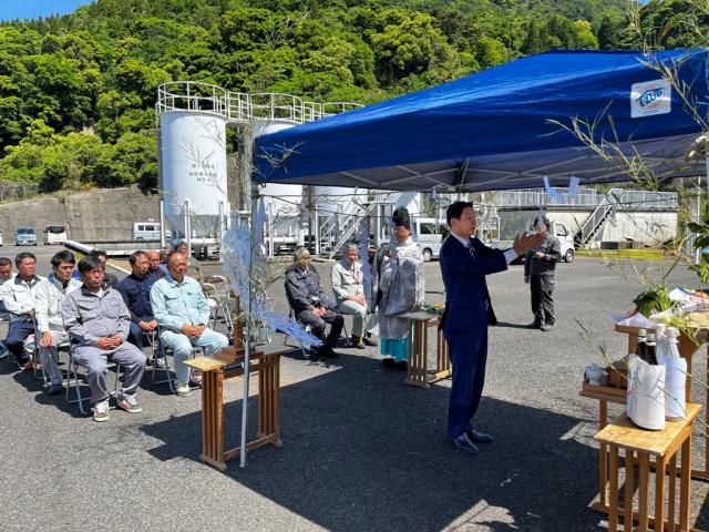 令和6年4月25日（木曜日）内ノ野浄水場水神祭1